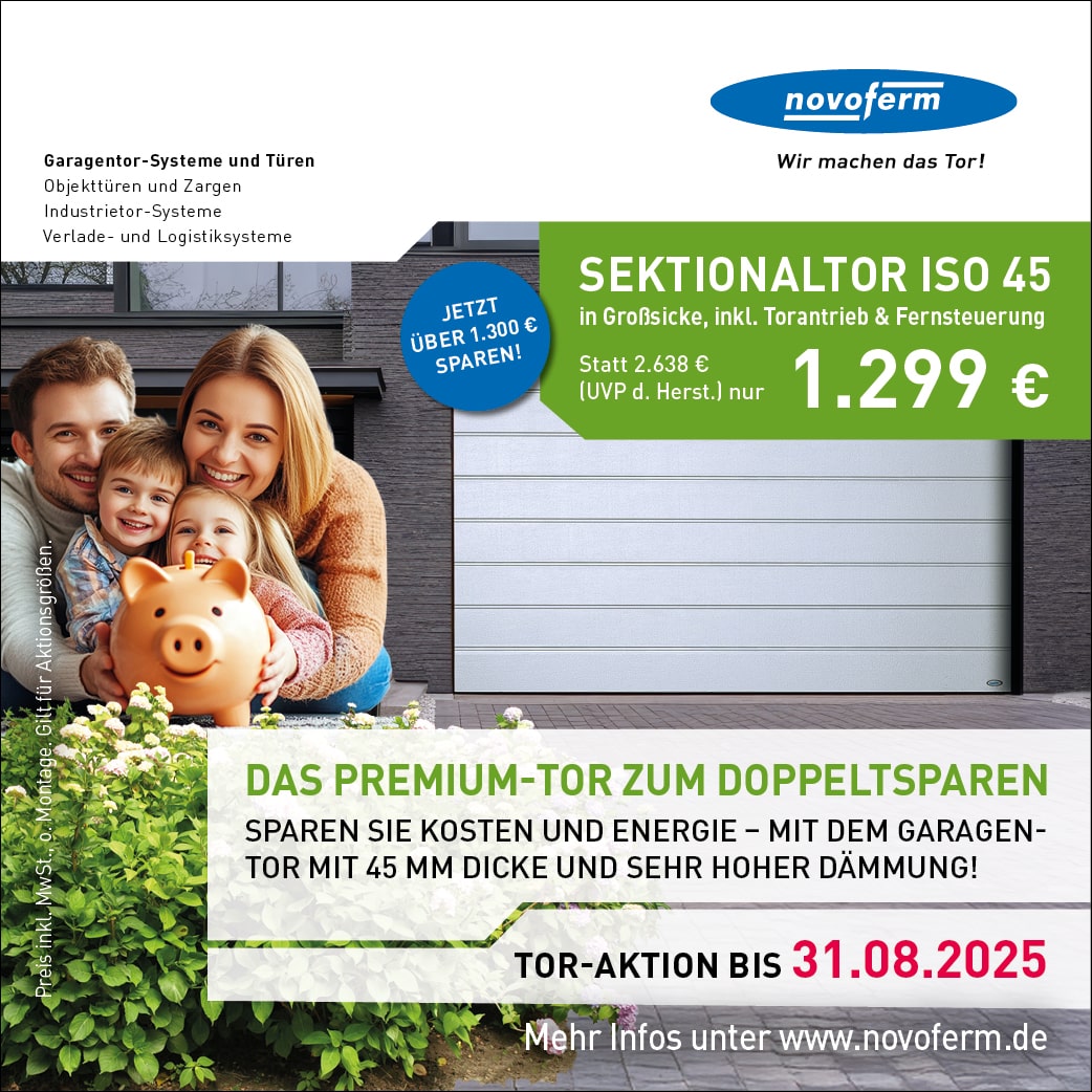 Novoferm Aktionsbanner
