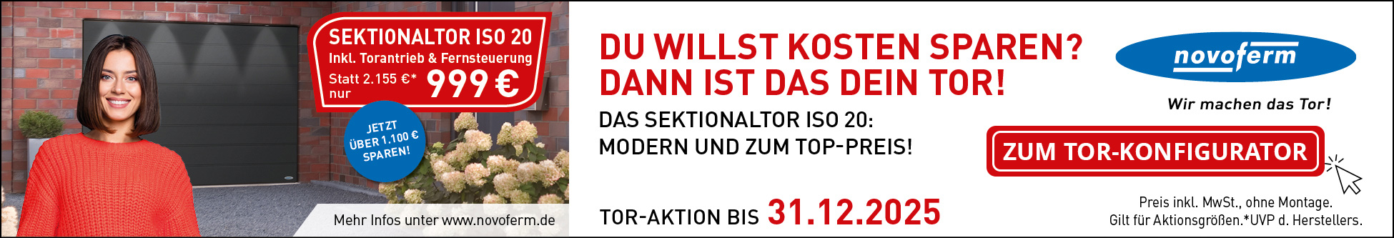 Novoferm Aktionsbanner