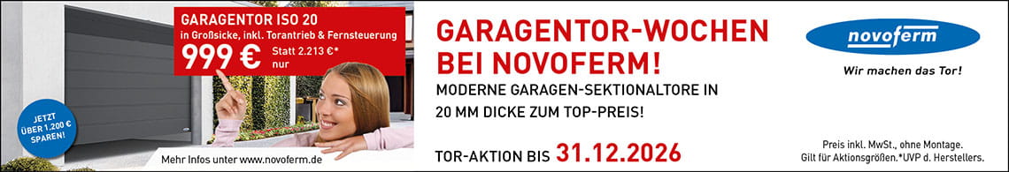 Novoferm Aktionsbanner