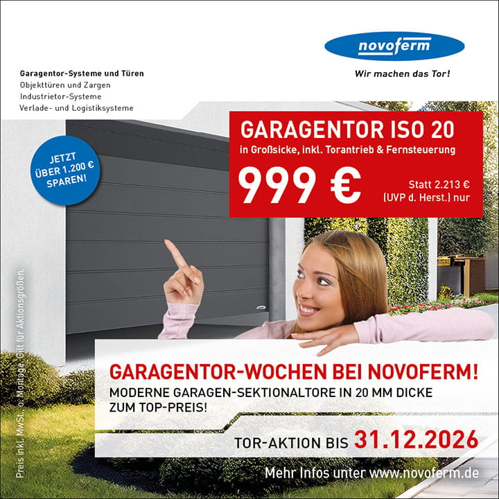 Novoferm Aktionsbanner
